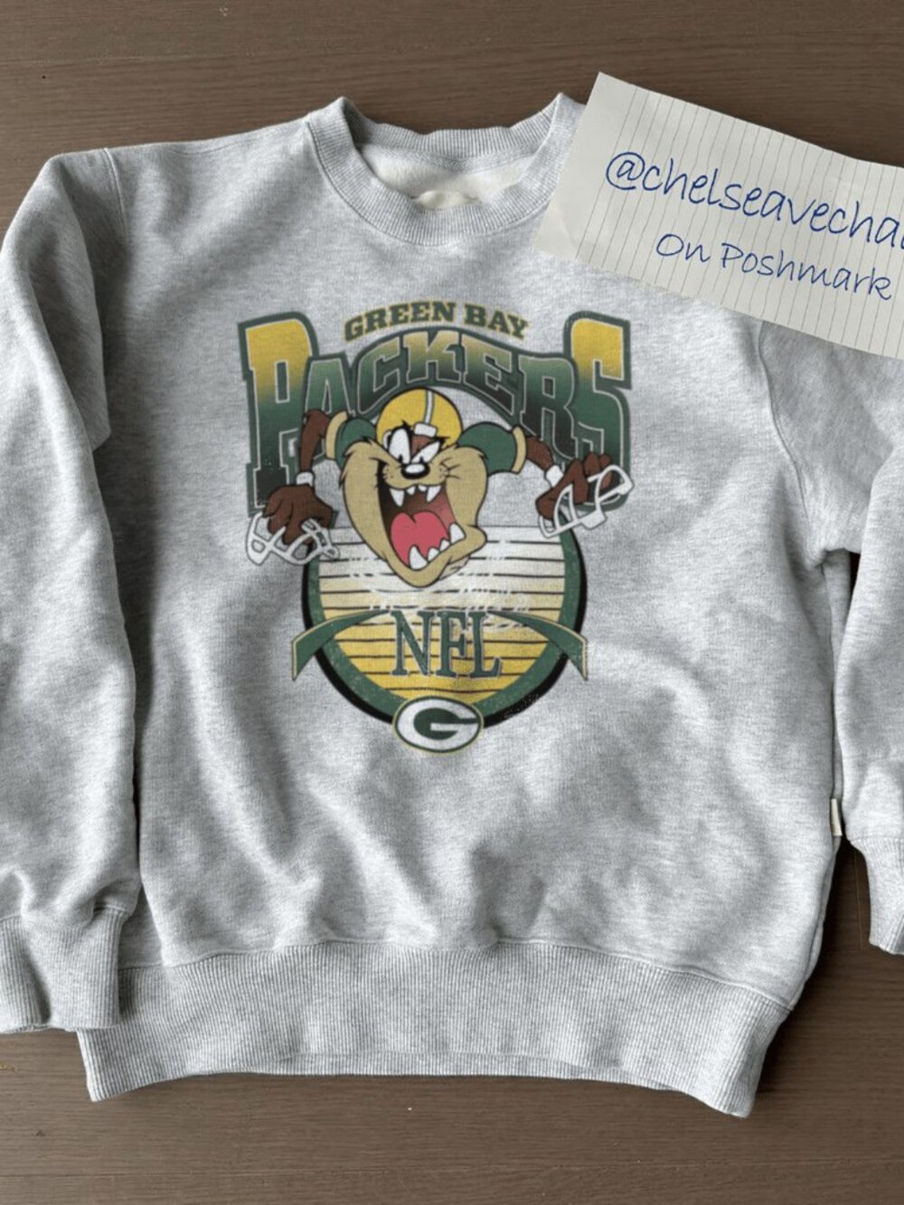 Vintage Green Bay Packers Football Looney Tunes Taz Shirt, Retro NFL Packers Tee